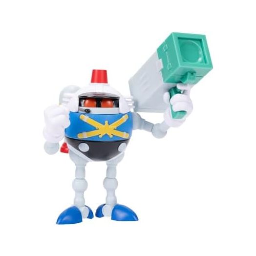 Sonic the Hedgehog 4-inch Heavy Eggrobo Action Figure with Blaster Accessory. Ages 3+ (Officially licensed by Sega)
