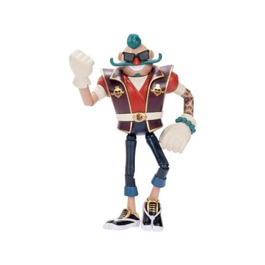 Sonic Prime 5-inch Dr. Deep - New Yoke City Action Figure 13 points of Articulations. Ages 3+ (Officially licensed by Sega and Netflix)