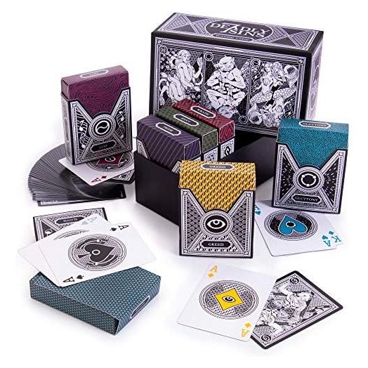7 Deadly Sins Playing Cards - Seven Premium Themed Decks - Dante's Inferno, The Divine Comedy - Unique, Hand-Illustrated, 300gsm Black Core Stock, Poker Size, Standard Index - Party Games & Cardistry