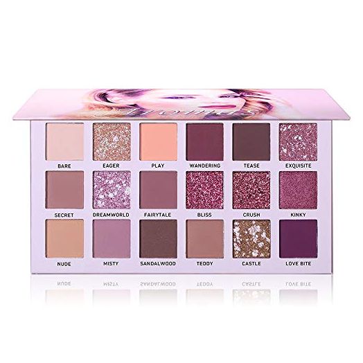 UCANBE 18 Colors Aromas Nude Eyeshadow Palette Long Lasting Multi Reflective Shimmer Matte Glitter Pressed Pearls Eye Shadow Makeup Pallet