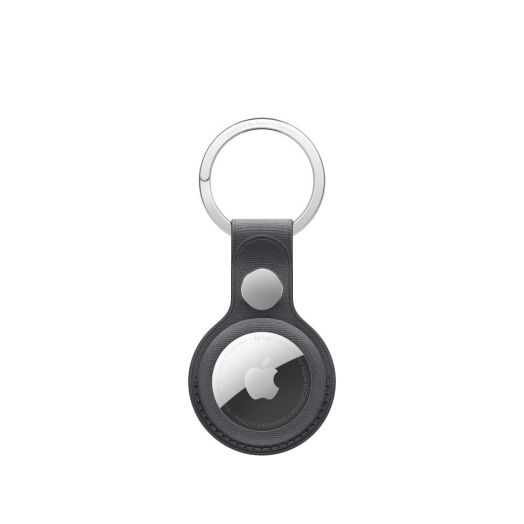 Apple AirTag FineWoven Key Ring - Black, Holder Only
