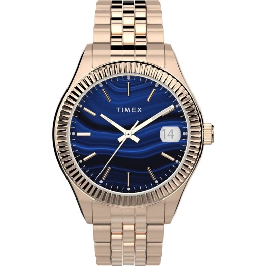 Timex 34 mm Waterbury SST Blue/Rose Gold One Size
