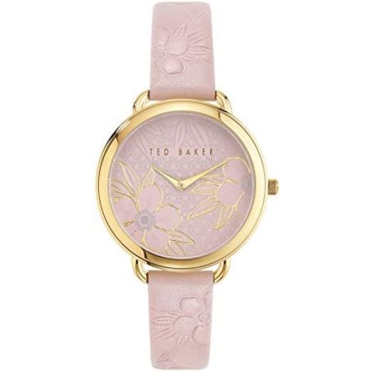 Ted Baker Women's HETTTIE Quartz Watch with Stainless Steel Strap, Pink, 14 (Model: BKPHTS005)