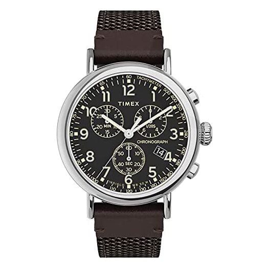 Timex Dress Watch and Timex Men's Standard Chronograph 41mm Watch