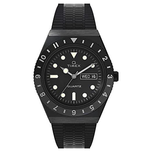 Timex Men's Analogue Watch Q Reissue with Stainless Steel Strap