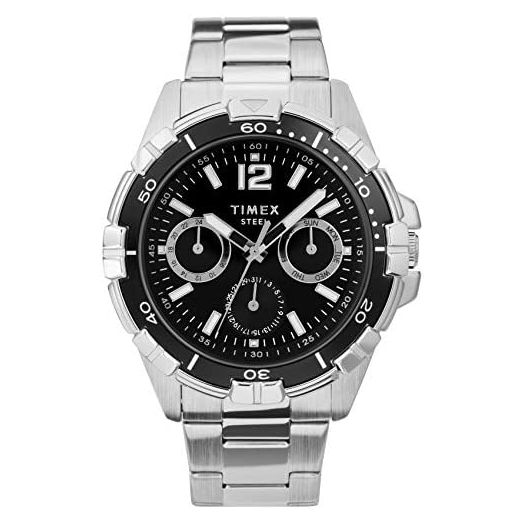 Timex Men's Dress Multi-Function Steel 45mm Watch
