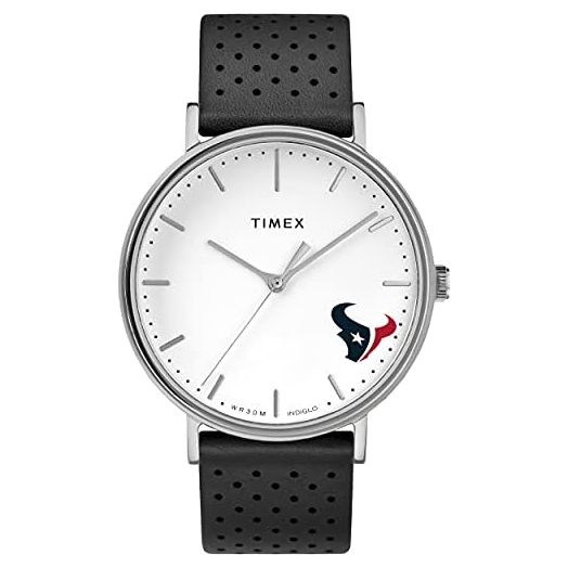 Timex Tribute Women's Bright Whites 41mm Quartz Watch with Leather Strap