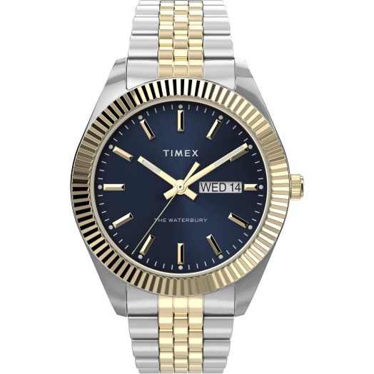 Timex Men's Waterbury Legacy Day-Date 41mm TW2V17500VQ Quartz Watch