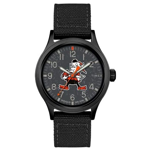 Timex Tribute Men's NFL Scout 40mm Quartz Fabric Strap