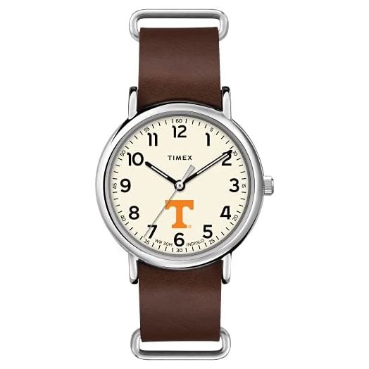 Timex Tribute Men's Collegiate Weekender 40mm Quartz Leather Strap