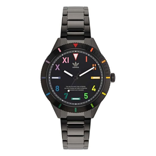 Adidas Stainless Steel Black Bracelet Watch (Model: AOFH220552I)