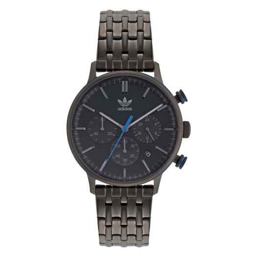 Adidas Stainless Steel Gunmetal Bracelet Watch (Model: AOSY220172I)