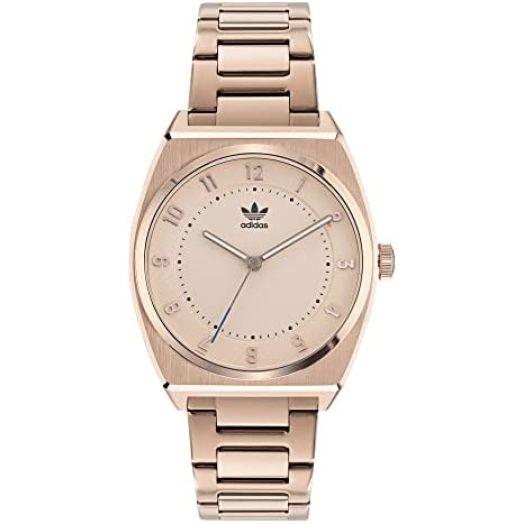 Adidas Stainless Steel Rose Gold-Tone Bracelet Watch (Model: AOSY220282I)