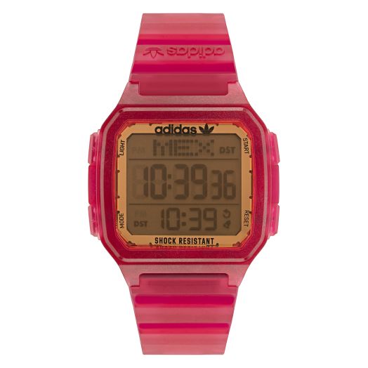 Adidas Pink Resin Strap Digital Watch (Model: AOST220522I)