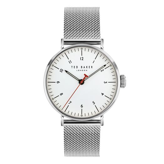 Ted Baker Howden Stainless Steel Mesh Band Watch (Model: BKPHOF2049I)