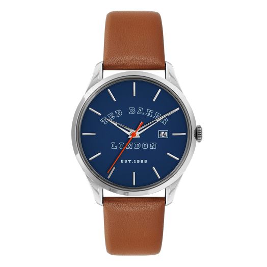 Ted Baker Leytonn Tan Leather Strap Watch (Model: BKPLTF2079I)