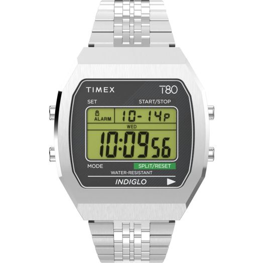 Timex Unisex T80 Steel 36mm Watch