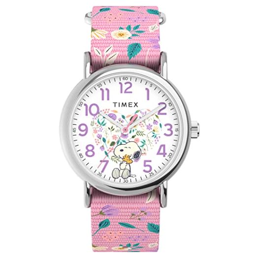 Timex X Peanuts in Bloom Women's Weekend 38mm Watch