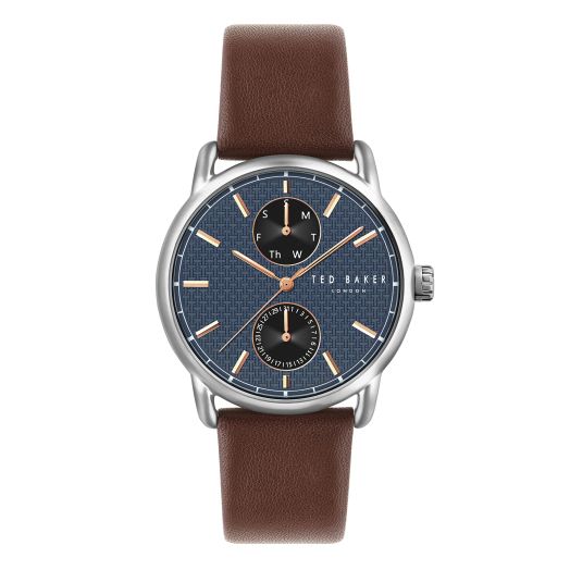 Ted Baker Gents Tan Eco -Leather Strap Watch (Model: BKPOLS3019I)