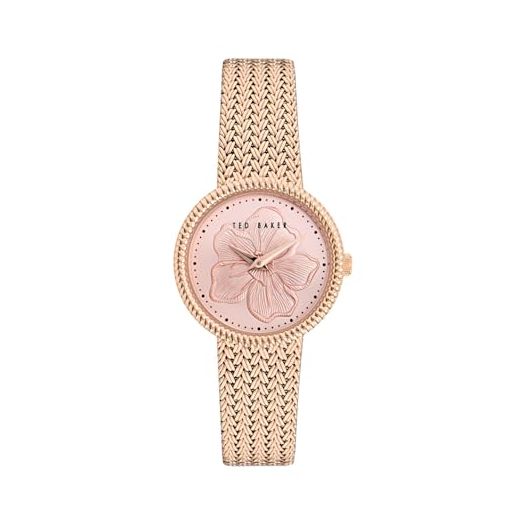 Ted Baker Ladies Stainless Steel Rose Gold Bracelet Watch (Model: BKPEMF3039I)