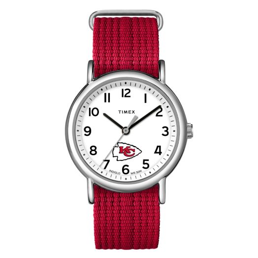 TIMEX Unisex Weekender 38mm Watch with Slip-Thru Single Layer Strap