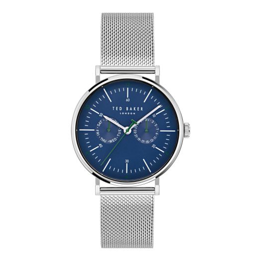Ted Baker Phylipa Gents Silver Mesh Band Bracelet Watch (Model: BKPPGS4039I)