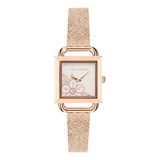 Ted Baker Taliah Ladies Rose Gold Mesh Band Watch (Model: BKPTAS4069I)