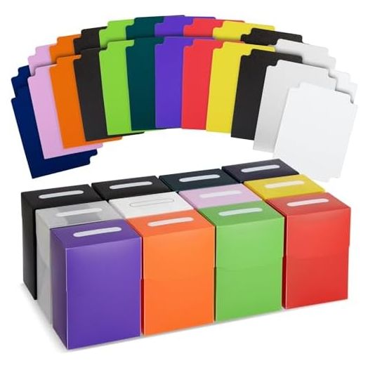 Okuna Outpost TCG for Trading Card Games, Deck Box with 24 Dividers (12 Pack)