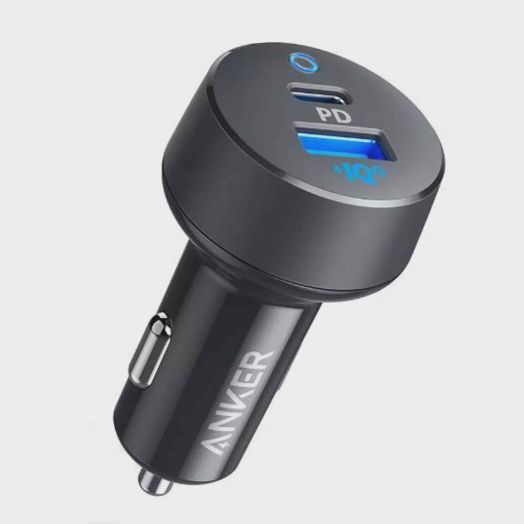Anker Car Charger USB C, 35W 2-Port Compact Type C Car Charger with 20W Power Delivery and 15W PowerIQ 2.0, PowerDrive PD 2 Car Charger for iPhone 12 / 11 / X /8, Pixel 3/2/XL