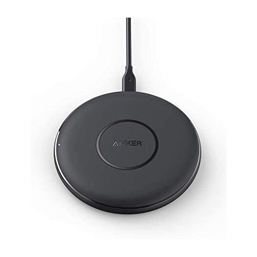 Anker 10W Max Wireless Charger, 313 Wireless Charger (Pad), Qi-Certified Wireless Charging for iPhone 12/12 Pro/12 mini/12 Pro Max, 10W Fast Charging Galaxy S20 S10 S9 S8, Note 10 (No AC Adapter)