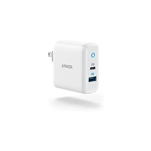 USB C Charger, Anker 32W 2 Port Charger with 20W USB C Power Adapter, PowerPort PD 2 with Foldable Plug for iPad/iPad Mini, for iPhone 13/13 Mini/13 Pro/13 Pro Max/12/11, Pixel, Galaxy, and More