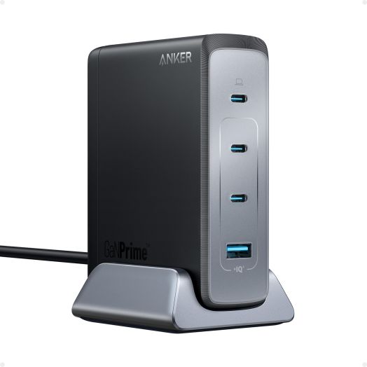 Anker 240W USB C Charger, Fast Compact 4-Port GaN Charger for MacBook Pro/Air, iPhone, iPad Pro, Dell XPS, Galaxy, Pixel, Apple Watch, and More