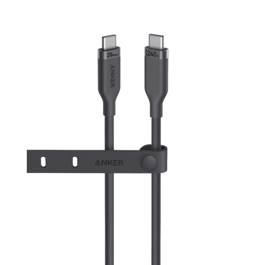 Anker USB 4 Gen 2 Cable, 20 Gbps Data Transfer, 4K HD Display, 3 ft Bio-Based 240W Charging USB C to USB C Cable, Type C for iPhone 15/15 Pro/15 Pro Max/15 Plus, USB-C Laptops, Hubs, Docks, and More