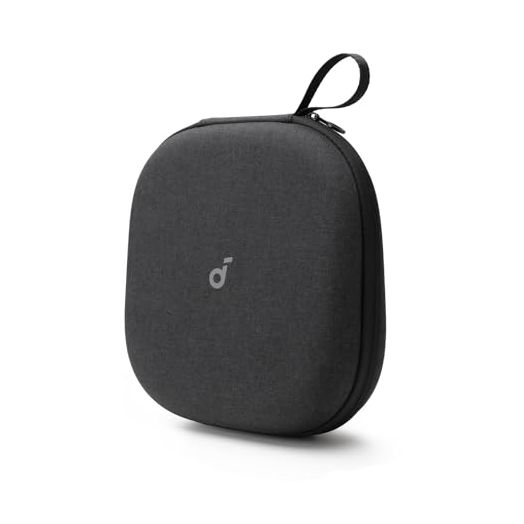 soundcore by Anker, Headphones Case, Compatible with All soundcore Over-Ear Headphones, Anti-Scratch, Water and Dust Resistant, Impact-Resistant, Pocket for Cables, Detachable Tray, Sturdy Strap