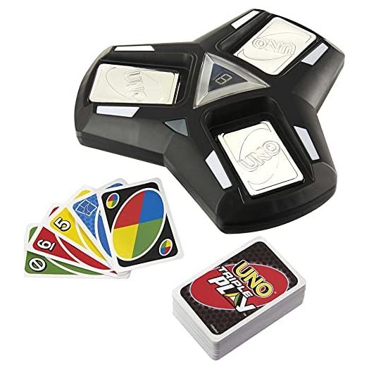 UNO Triple Play Stealth Card Game for 7 Year Olds & Up [Amazon ]