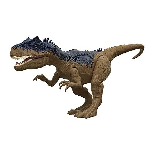 ?Jurassic World Camp Cretaceous Roar Attack Allosaurus Dinosaur Action Figure with Strike Feature and Sounds, Toy Gift and Collectible