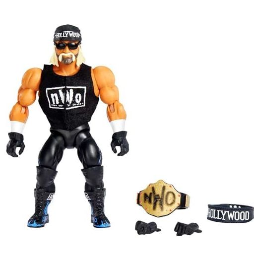 WWE Superstars “Hollywood” Hulk Hogan 5-inch Retro Action Figure for Ages 6 Years Old & Up