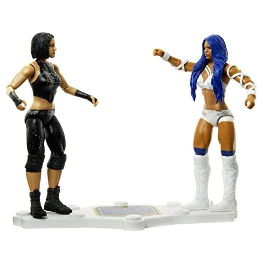 Mattel WWE Sasha Banks vs Bayley Championship Showdown 2-Pack 6-inch Action Figures Monday Night RAW Battle Pack for Ages 6 Years Old & Up
