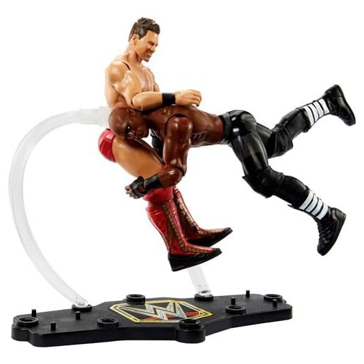 Mattel Bobby Lashley vs The Miz Championship Showdown 2-Pack 6-inch Action Figures Friday Night Smackdown Battle Pack for Ages 6 Years Old & Up