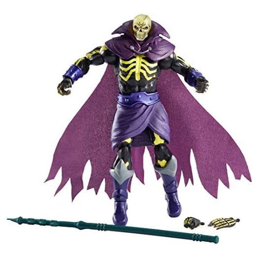 Masters of the Universe Masterverse Scare Glow Action Figure with Glow-in-The-Dark Head & Accessories, 7-inch Motu Collectible Gift for Fans 6 Years Old & Up