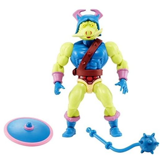 Masters of the Universe Origins Pig-Head 5.5-in Action Figures, Battle Figures for Storytelling Play and Display, Gift for 6 to 10-Year-Olds and Adult Collectors