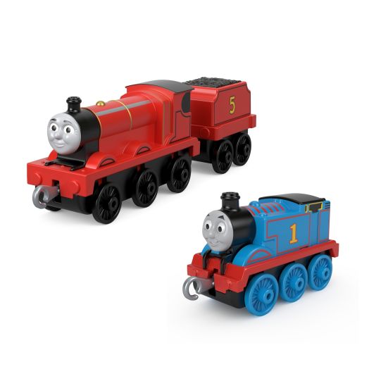 Thomas & Friends Thomas & James Set of 2 Push-Along Toy Train Engines