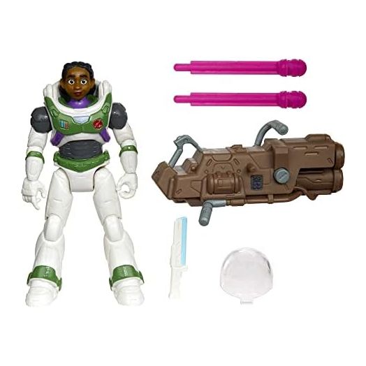 Mattel Disney and Pixar Lightyear Action Figure with Laser Strike Motion & Accessories, 5-in Scale Mission Equipped Izzy Hawthorne