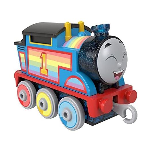 Thomas & Friends Fisher-Price Rainbow Push-Along Toy Train for Kids Ages 3 and Up