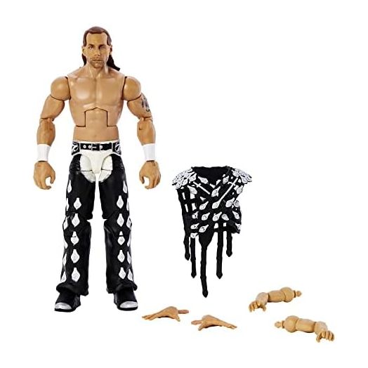 Mattel WWE Shawn Michaels SummerSlam Elite Collection Action Figure Dominik Mysterio Build-A-Figure Parts, Collectible Gift for Ages 8 Years Old & Up