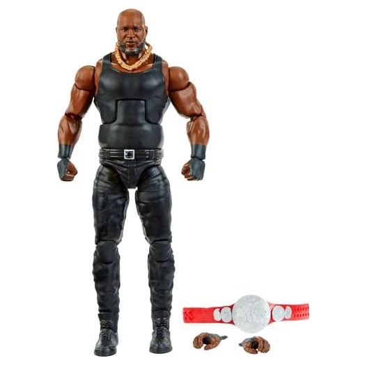 Mattel WWE Omos Elite Collection Action Figure, Deluxe Articulation & Life-like Detail with Iconic Accessories, 6-inch