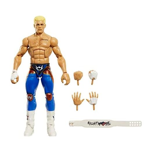 Mattel WWE Cody Rhodes Elite Collection Action Figure, Deluxe Articulation & Life-like Detail with Iconic Accessories, 6-inch