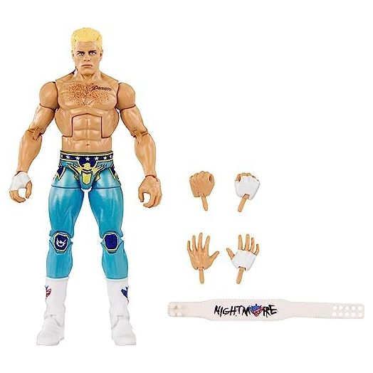Mattel WWE Cody Rhodes Top Picks Elite Collection Action Figure, Articulation & Life-Like Detail, Interchangeable Accessories, 6-inch