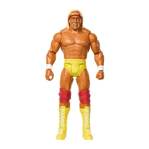 Mattel WWE Hulk Hogan Basic Action Figure, 10 Points of Articulation & Life-like Detail, 6-inch Collectible