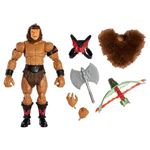 Masters of the Universe Masterverse Action Figure Grizzlor of the Evil Horde Deluxe Motu Collectible with Swap Parts, Battle Weapons 7.2 inches | Masters of the Universe